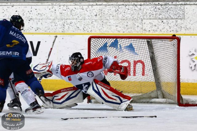 Photo hockey match Chamonix  - Angers  le 03/10/2015