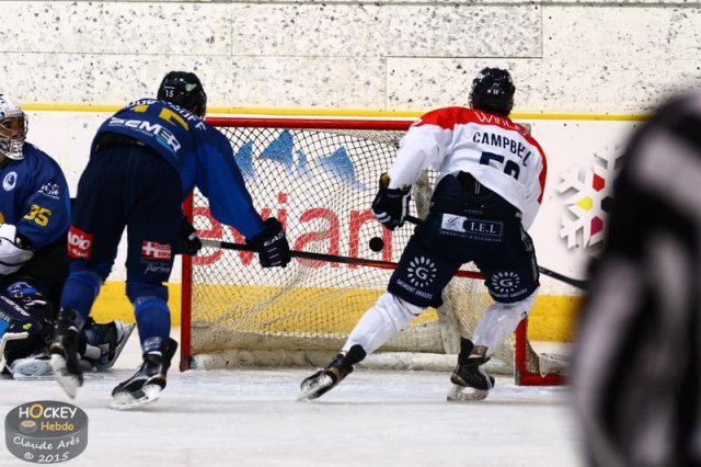 Photo hockey match Chamonix  - Angers  le 03/10/2015