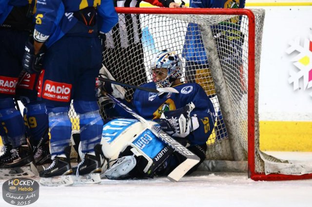 Photo hockey match Chamonix  - Angers  le 03/10/2015