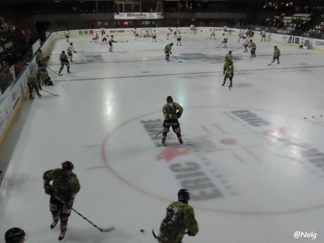 Photo hockey match Bordeaux - Epinal  le 03/10/2015