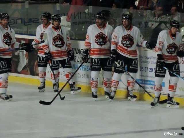 Photo hockey match Bordeaux - Epinal  le 03/10/2015