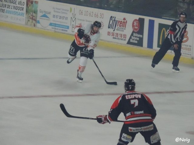 Photo hockey match Bordeaux - Epinal  le 03/10/2015