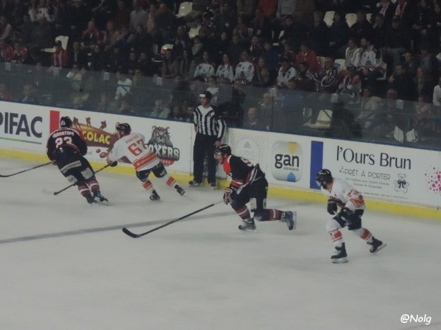 Photo hockey match Bordeaux - Epinal  le 03/10/2015