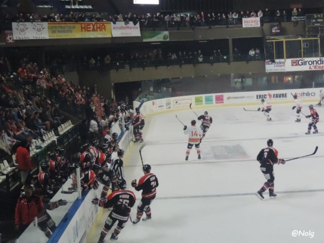 Photo hockey match Bordeaux - Epinal  le 03/10/2015