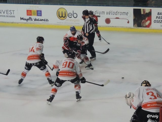 Photo hockey match Bordeaux - Epinal  le 03/10/2015