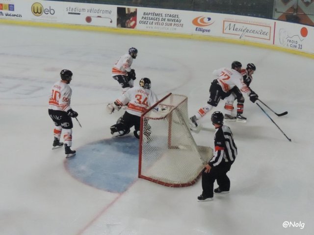 Photo hockey match Bordeaux - Epinal  le 03/10/2015