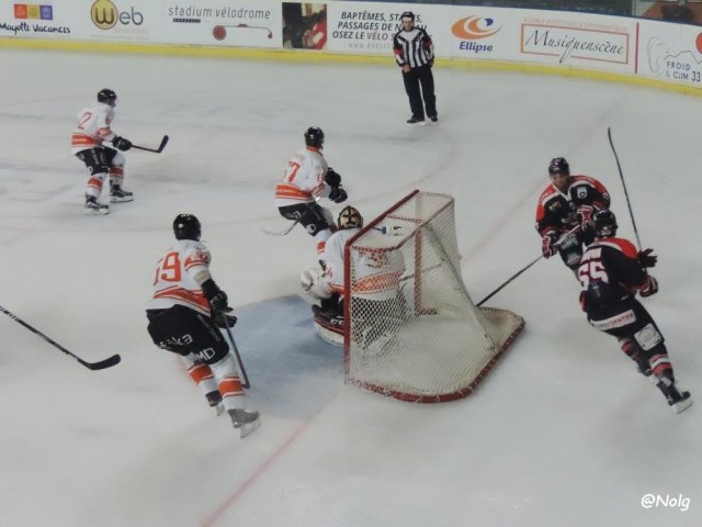 Photo hockey match Bordeaux - Epinal  le 03/10/2015