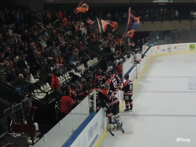 Photo hockey match Bordeaux - Epinal  le 03/10/2015