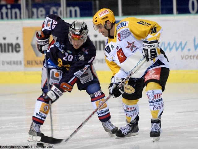 Photo hockey match Grenoble  - Strasbourg  le 13/01/2009