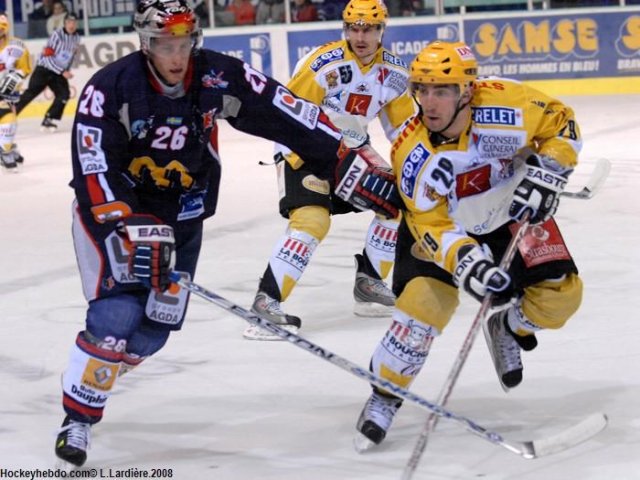 Photo hockey match Grenoble  - Strasbourg  le 13/01/2009