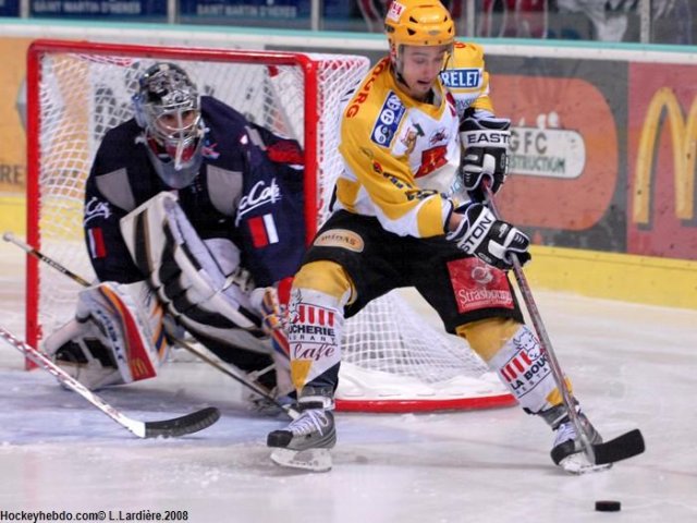 Photo hockey match Grenoble  - Strasbourg  le 13/01/2009