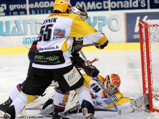 Photo hockey match Grenoble  - Strasbourg  le 13/01/2009