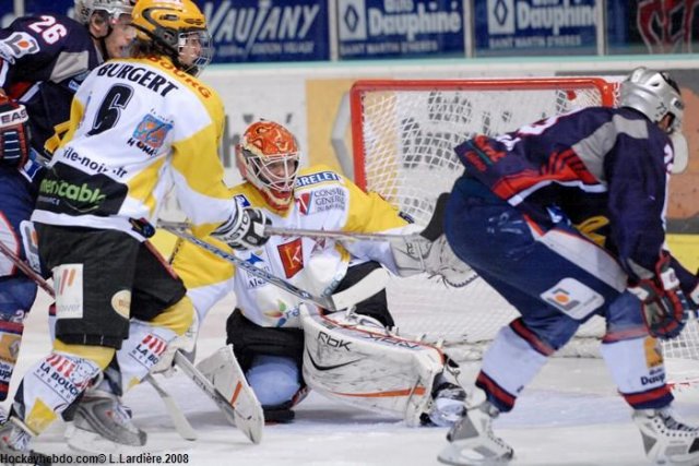 Photo hockey match Grenoble  - Strasbourg  le 13/01/2009