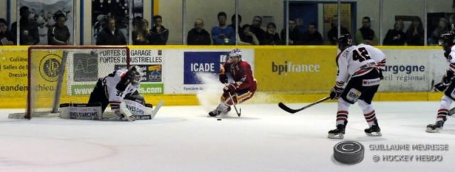Photo hockey match Dijon  - Bordeaux le 10/10/2015