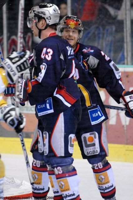 Photo hockey match Grenoble  - Strasbourg  le 13/01/2009
