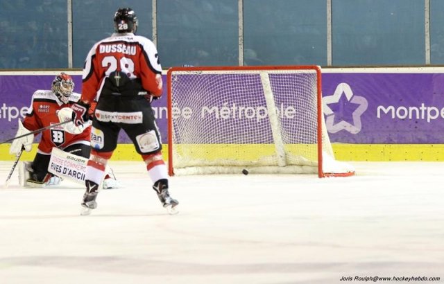 Photo hockey match Montpellier  - Bordeaux le 13/10/2015