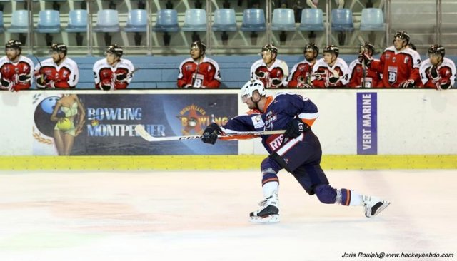 Photo hockey match Montpellier  - Bordeaux le 13/10/2015