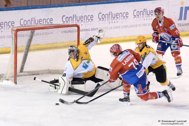 Photo hockey match Lyon - Strasbourg  le 17/10/2015