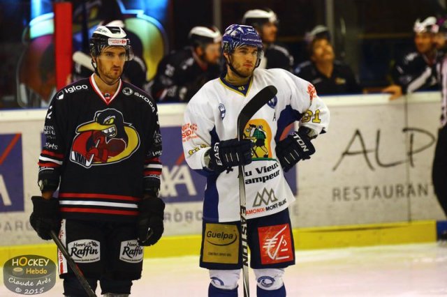 Photo hockey match Morzine-Avoriaz - Chamonix  le 17/10/2015