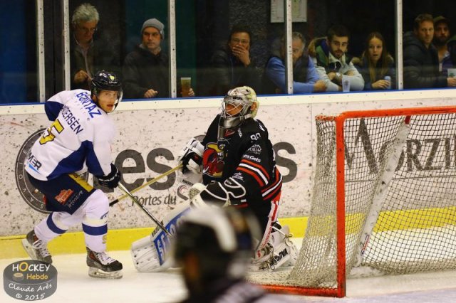 Photo hockey match Morzine-Avoriaz - Chamonix  le 17/10/2015