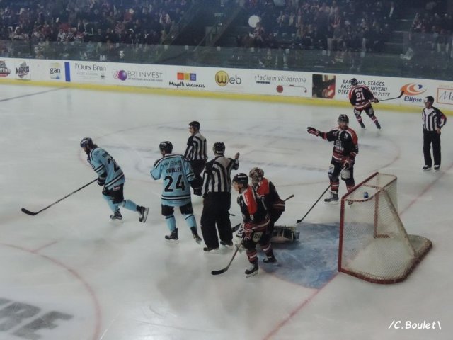 Photo hockey match Bordeaux - Brest  le 17/10/2015