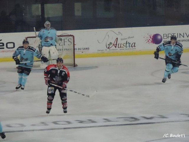 Photo hockey match Bordeaux - Brest  le 17/10/2015