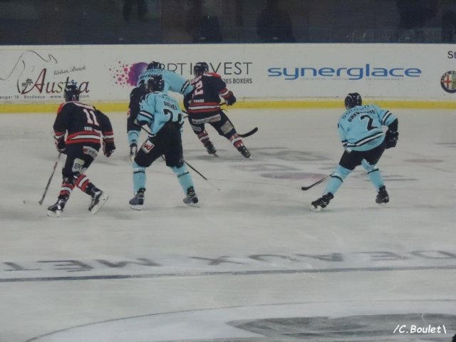 Photo hockey match Bordeaux - Brest  le 17/10/2015