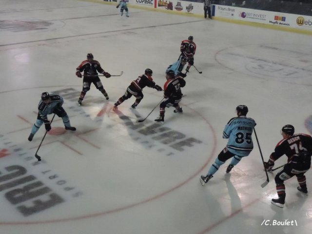 Photo hockey match Bordeaux - Brest  le 17/10/2015