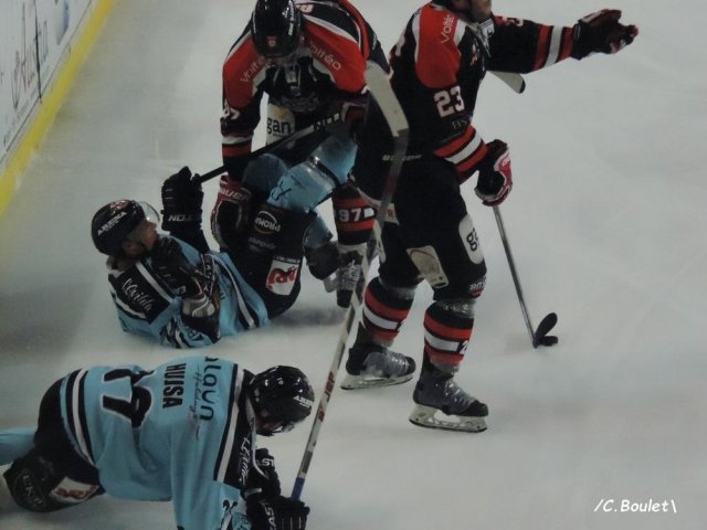 Photo hockey match Bordeaux - Brest  le 17/10/2015