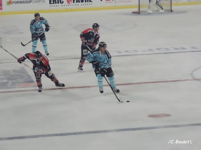 Photo hockey match Bordeaux - Brest  le 17/10/2015