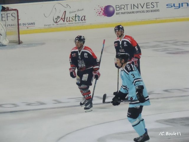 Photo hockey match Bordeaux - Brest  le 17/10/2015