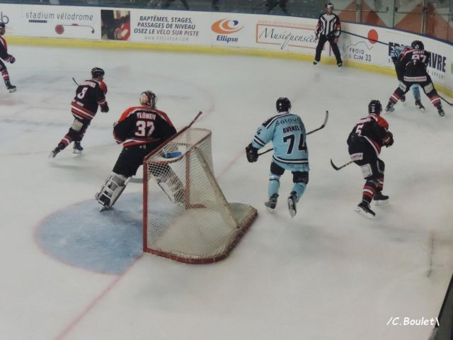 Photo hockey match Bordeaux - Brest  le 17/10/2015