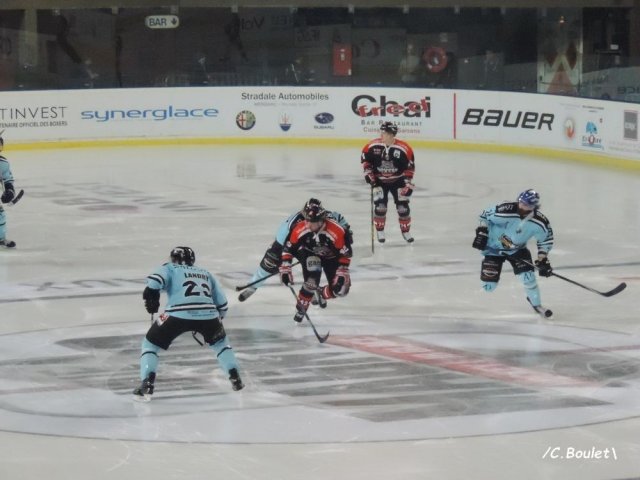 Photo hockey match Bordeaux - Brest  le 17/10/2015