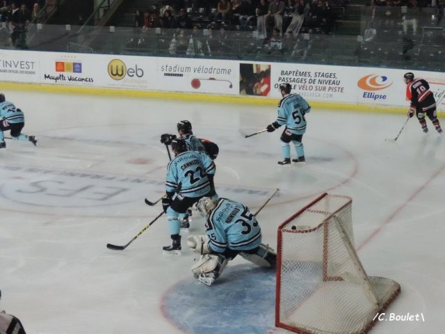 Photo hockey match Bordeaux - Brest  le 17/10/2015
