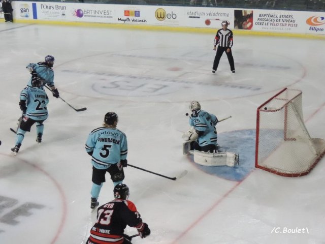 Photo hockey match Bordeaux - Brest  le 17/10/2015