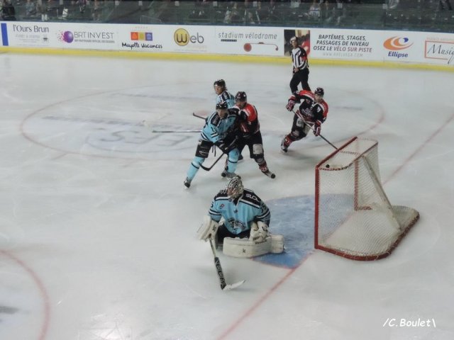 Photo hockey match Bordeaux - Brest  le 17/10/2015