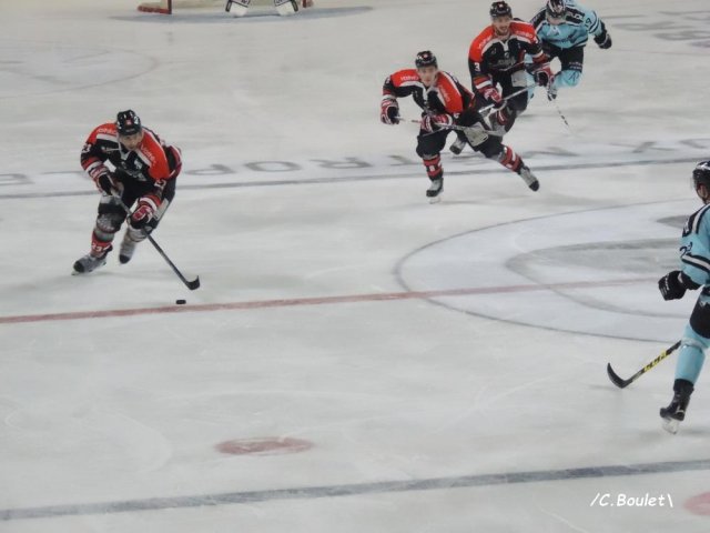 Photo hockey match Bordeaux - Brest  le 17/10/2015