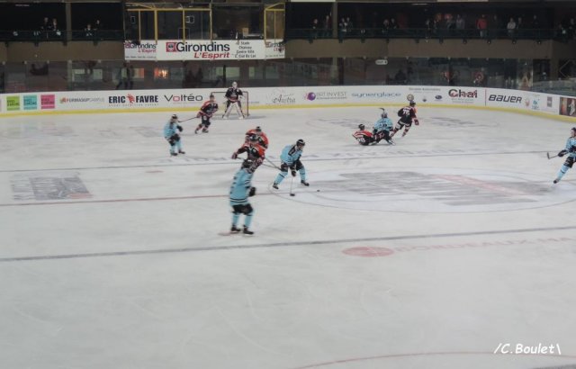 Photo hockey match Bordeaux - Brest  le 17/10/2015
