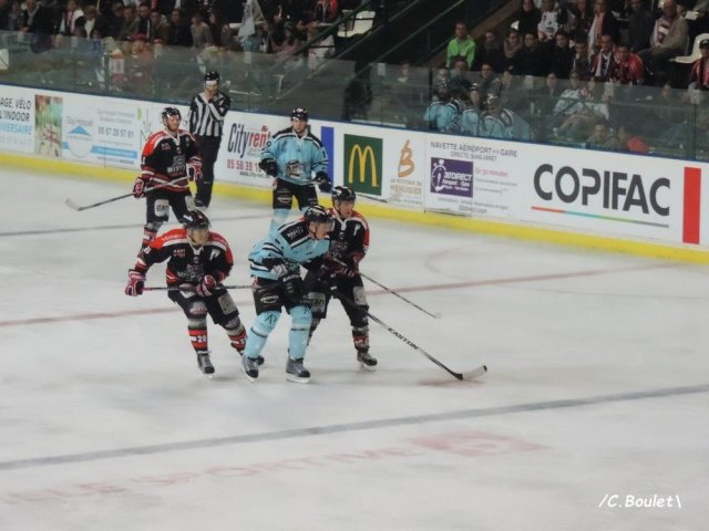 Photo hockey match Bordeaux - Brest  le 17/10/2015