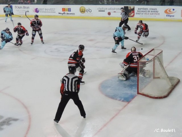Photo hockey match Bordeaux - Brest  le 17/10/2015