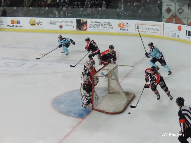 Photo hockey match Bordeaux - Brest  le 17/10/2015