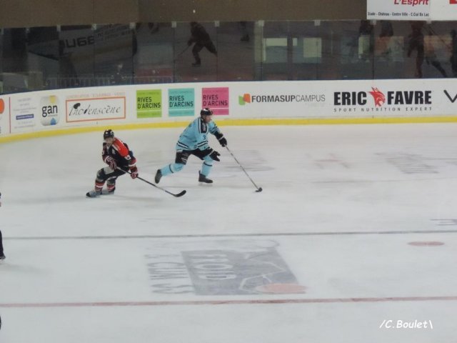 Photo hockey match Bordeaux - Brest  le 17/10/2015