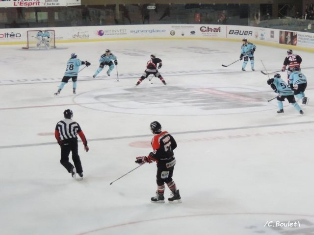Photo hockey match Bordeaux - Brest  le 17/10/2015