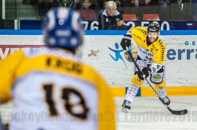 Photo hockey match Grenoble  - Rouen le 17/10/2015