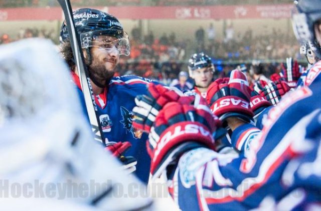 Photo hockey match Grenoble  - Rouen le 17/10/2015