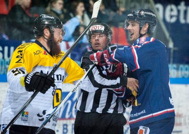 Photo hockey match Grenoble  - Rouen le 17/10/2015