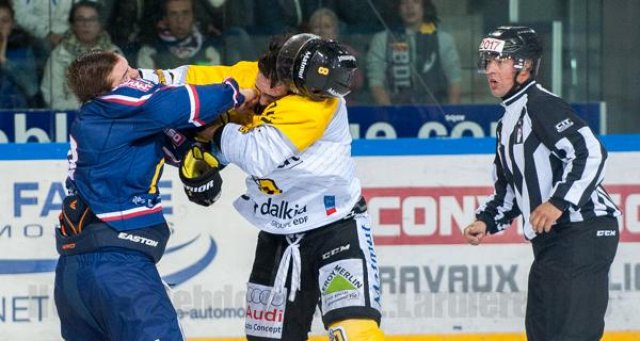 Photo hockey match Grenoble  - Rouen le 17/10/2015