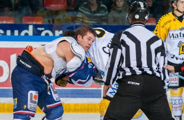 Photo hockey match Grenoble  - Rouen le 17/10/2015