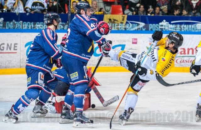 Photo hockey match Grenoble  - Rouen le 17/10/2015