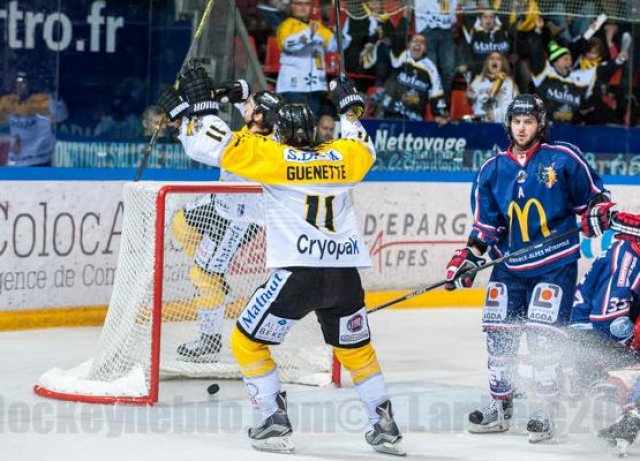 Photo hockey match Grenoble  - Rouen le 17/10/2015